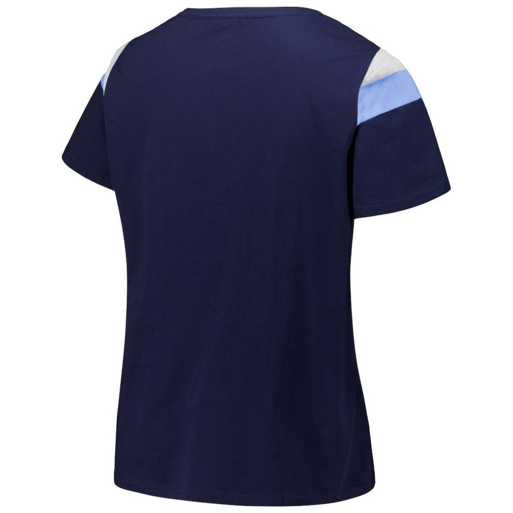 Tampa Bay Rays Profile Women's Plus Size Scoop Neck T-Shirt Sale