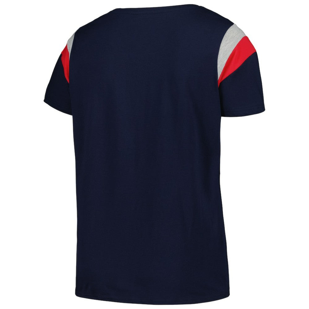 Atlanta Braves Profile Women's Plus Size Scoop Neck T-Shirt Outlet
