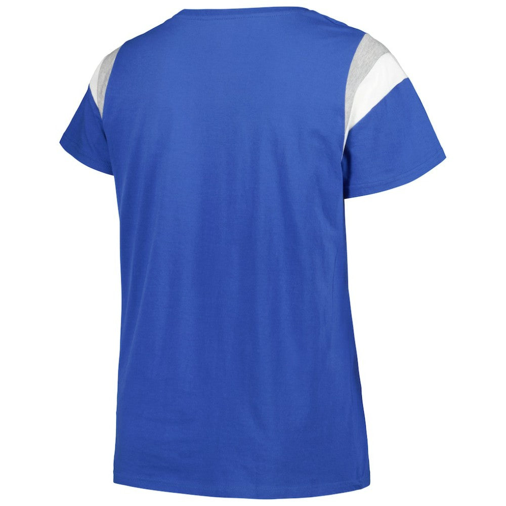 Los Angeles Dodgers Profile Women's Plus Size Scoop Neck T-Shirt Sale