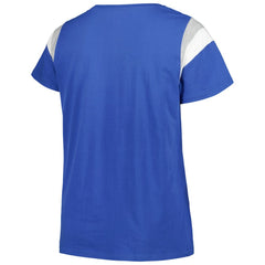 Los Angeles Dodgers Profile Women's Plus Size Scoop Neck T-Shirt Sale