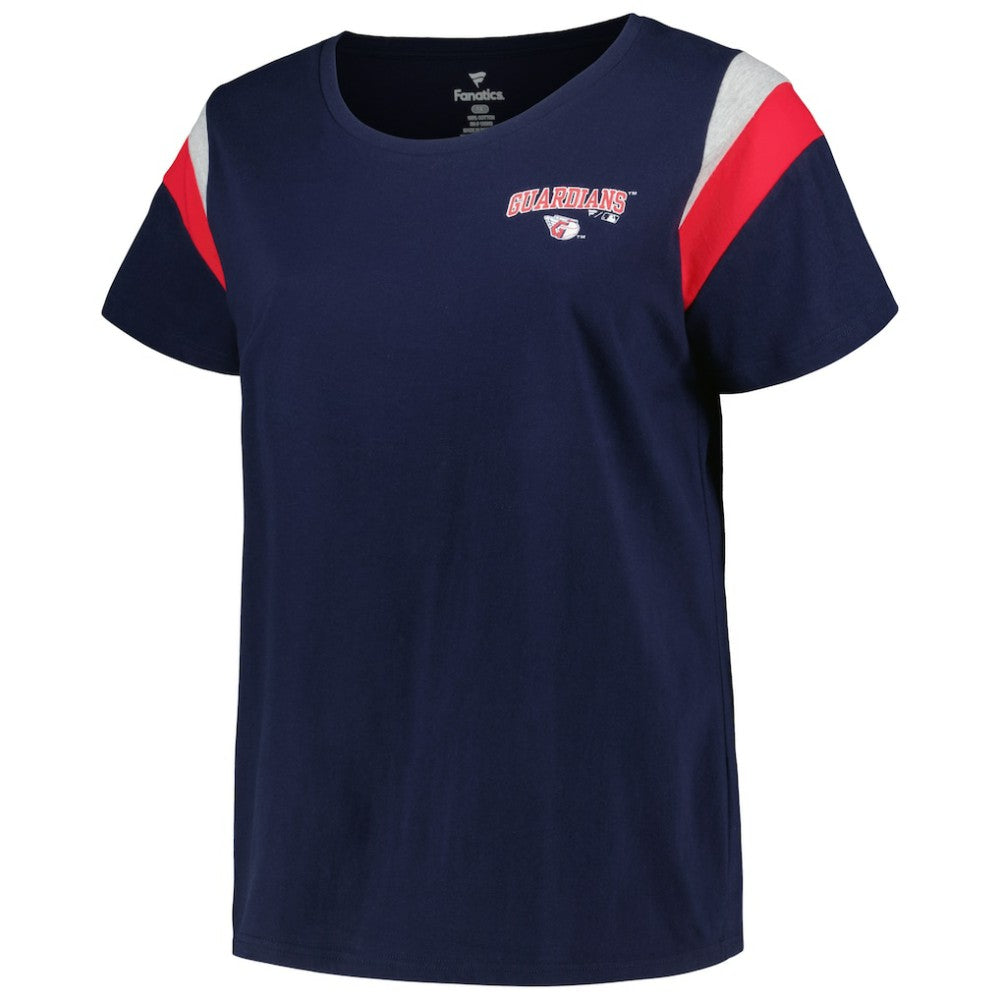 Cleveland Guardians Profile Women's Plus Size Scoop Neck T-Shirt Outlet