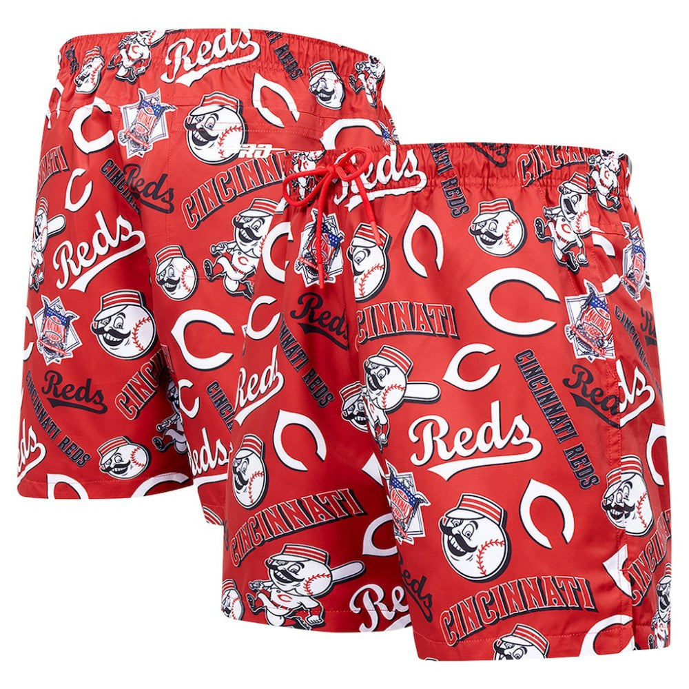 Cincinnati Reds Pro Standard Toss Logo Woven Shorts for sale