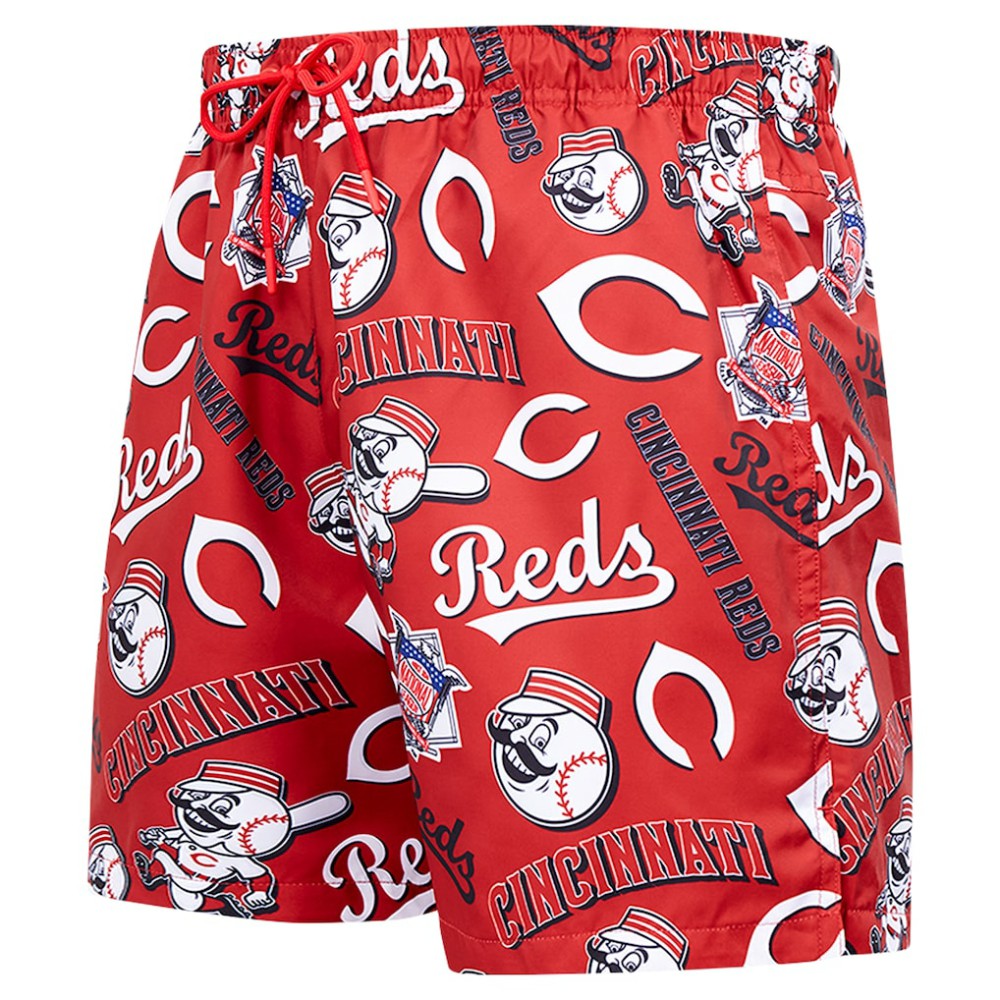 Cincinnati Reds Pro Standard Toss Logo Woven Shorts for sale