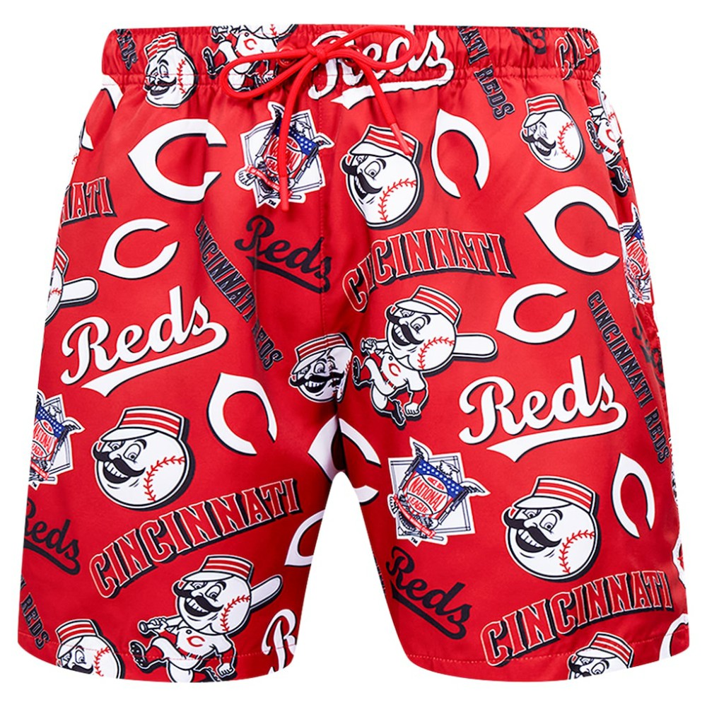 Cincinnati Reds Pro Standard Toss Logo Woven Shorts for sale