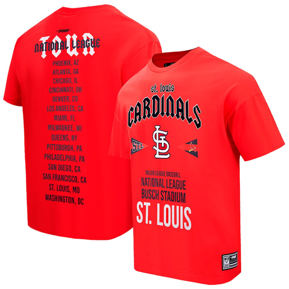 St. Louis Cardinals Pro Standard Oversized City Tour T-Shirt Sale