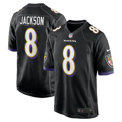 Lamar Jackson Baltimore Ravens Alternate Game Jersey - Black - Nike