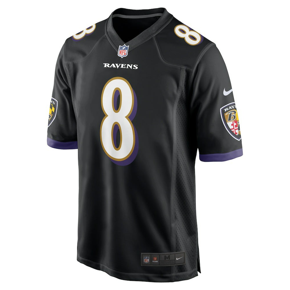 Lamar Jackson Baltimore Ravens Alternate Game Jersey - Black - Nike