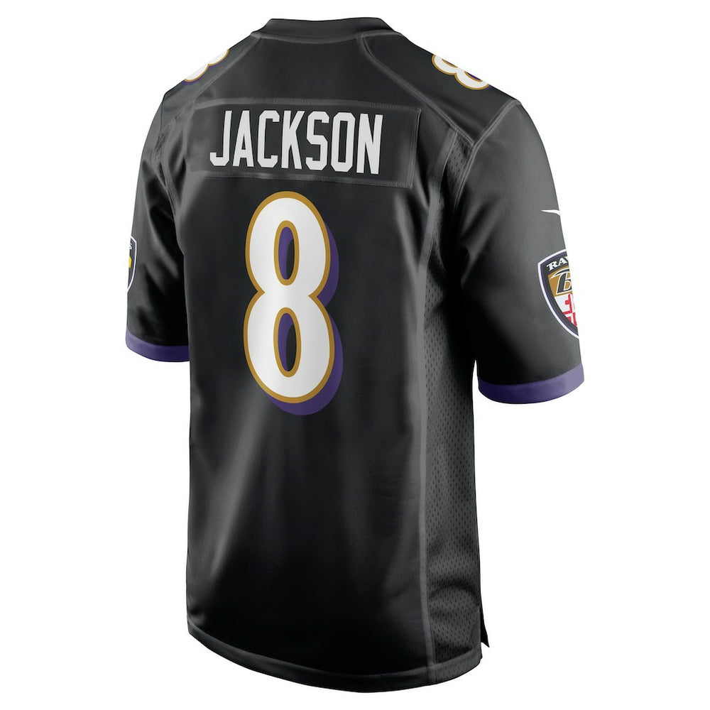 Lamar Jackson Baltimore Ravens Alternate Game Jersey - Black - Nike