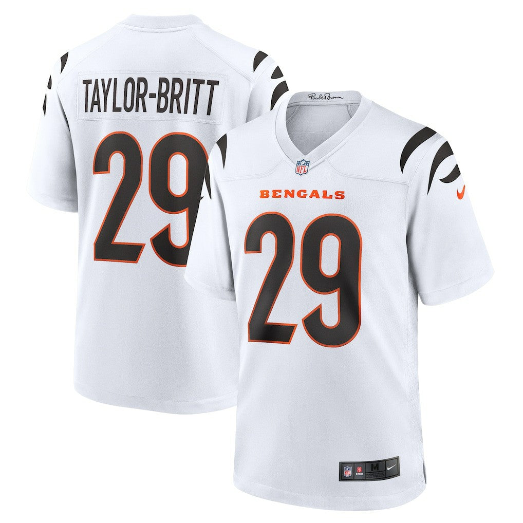 Cam Taylor-Britt Cincinnati Bengals Game Jersey - White - Nike