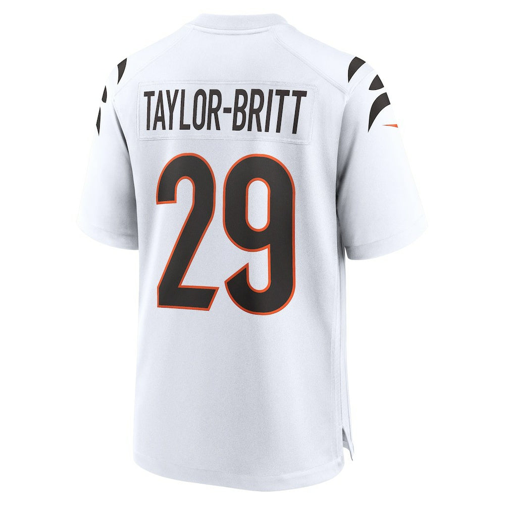 Cam Taylor-Britt Cincinnati Bengals Game Jersey - White - Nike
