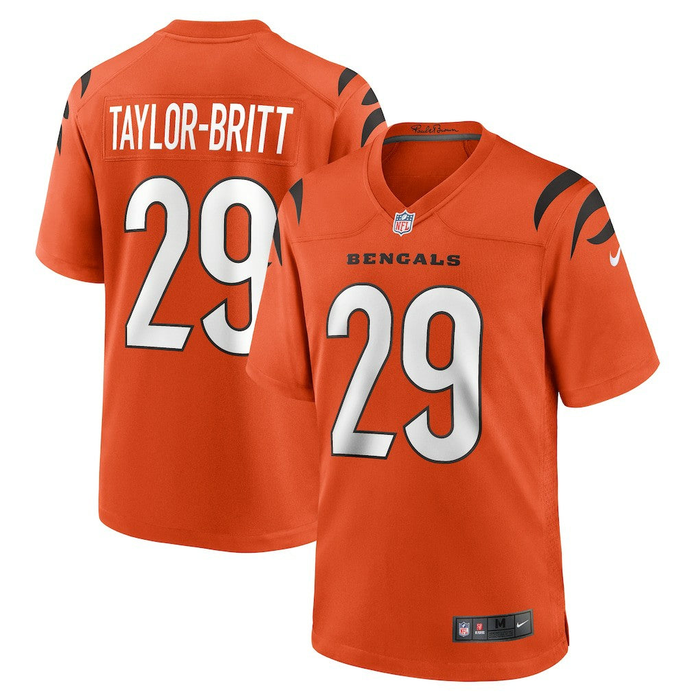 Cam Taylor-Britt Cincinnati Bengals Alternate Game Jersey - Orange - Nike