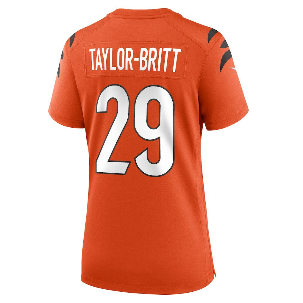 Cam Taylor-Britt Cincinnati Bengals Women's Alternate Game Jersey - Orange - Nike