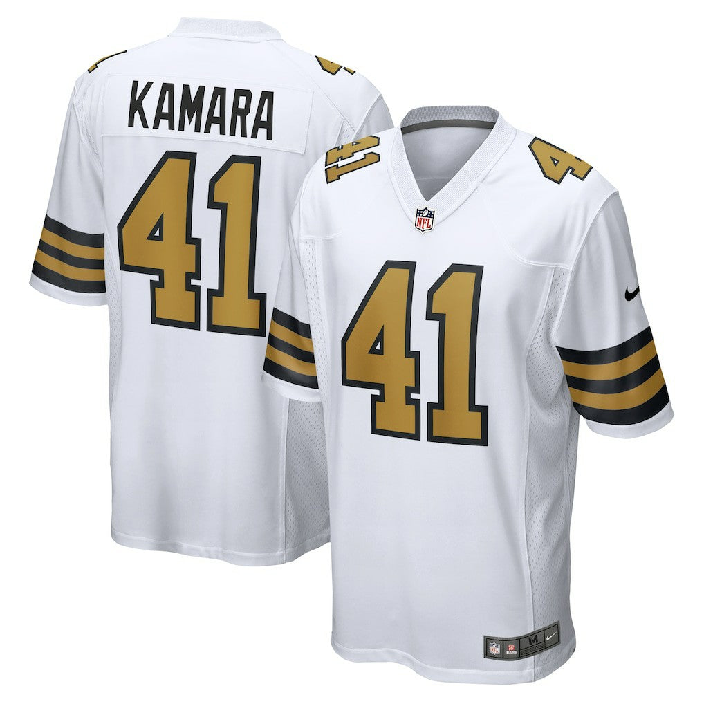 Alvin Kamara New Orleans Saints Alternate Game Jersey - White - Nike