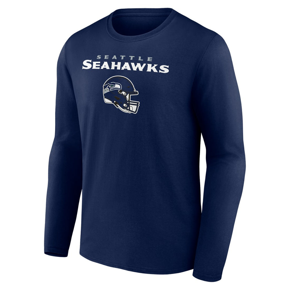 Devon Witherspoon Seattle Seahawks Team Wordmark Player Name & Number Long Sleeve T-Shirt - College Navy - NFL