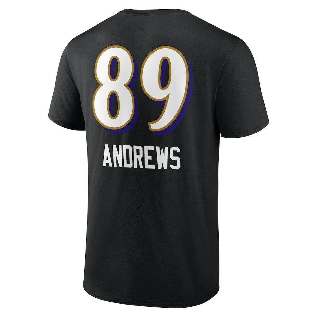 Mark Andrews Baltimore Ravens Team Wordmark Player Name & Number T-Shirt - Black - NFL