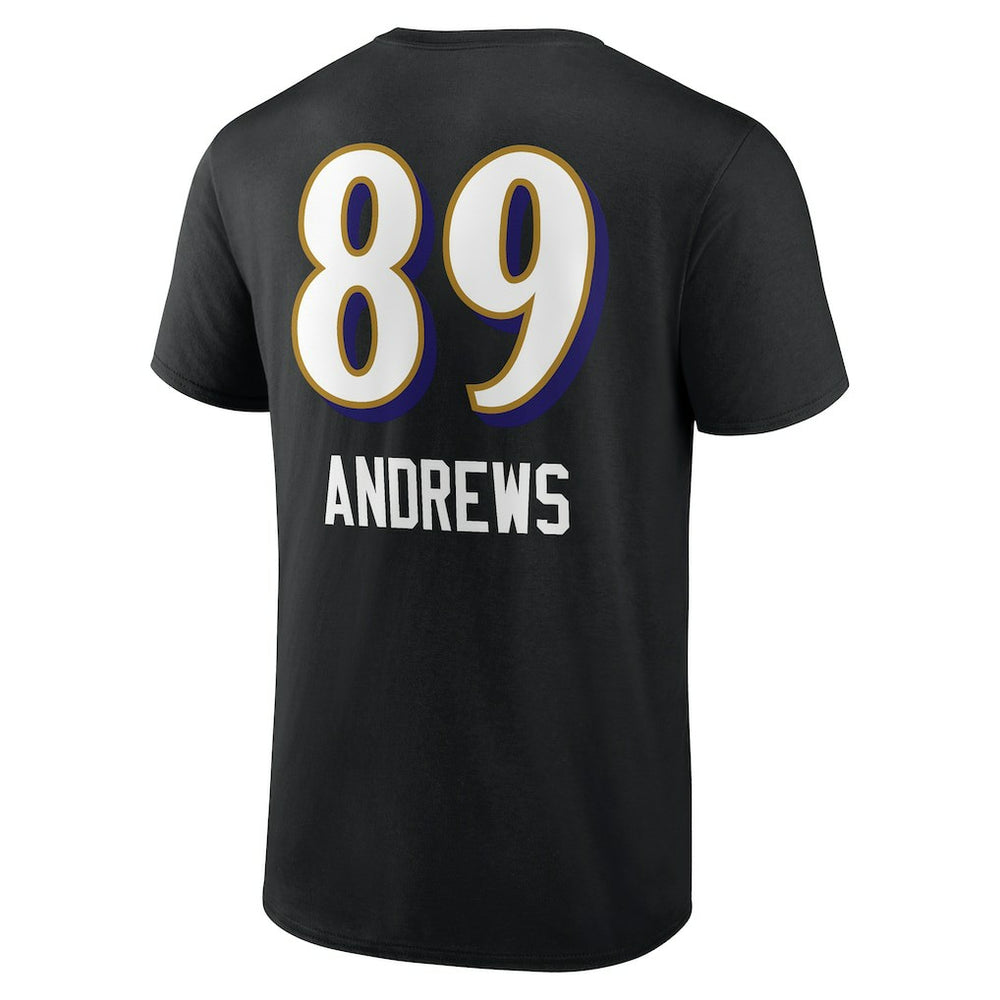 Mark Andrews Baltimore Ravens Team Wordmark Player Name & Number T-Shirt - Black - NFL