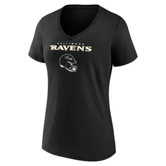 Mark Andrews Baltimore Ravens Women's Team Wordmark Player Name & Number V-Neck T-Shirt - Black - NFL