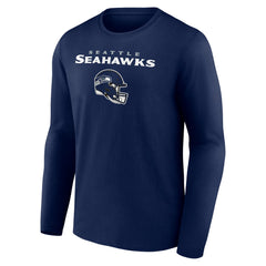 Jaxon Smith-Njigba Seattle Seahawks Team Wordmark Player Name & Number Long Sleeve T-Shirt - College Navy - NFL