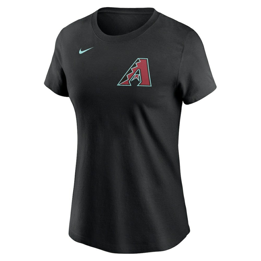 Alek Thomas Arizona Diamondbacks Nike Women's 2024 Fuse Name & Number T-Shirt Sale