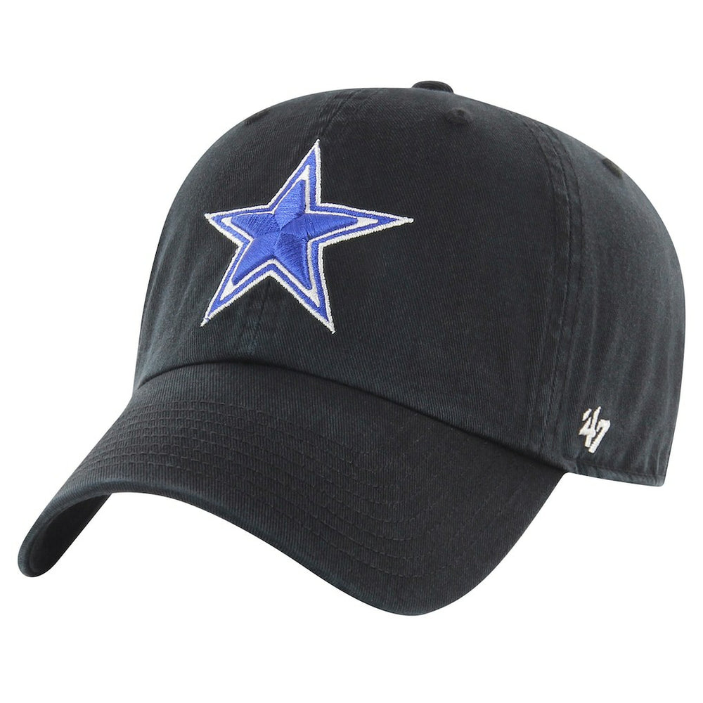 Dallas Cowboys '47 Secondary Clean Up Adjustable Hat - Black - 47 brand