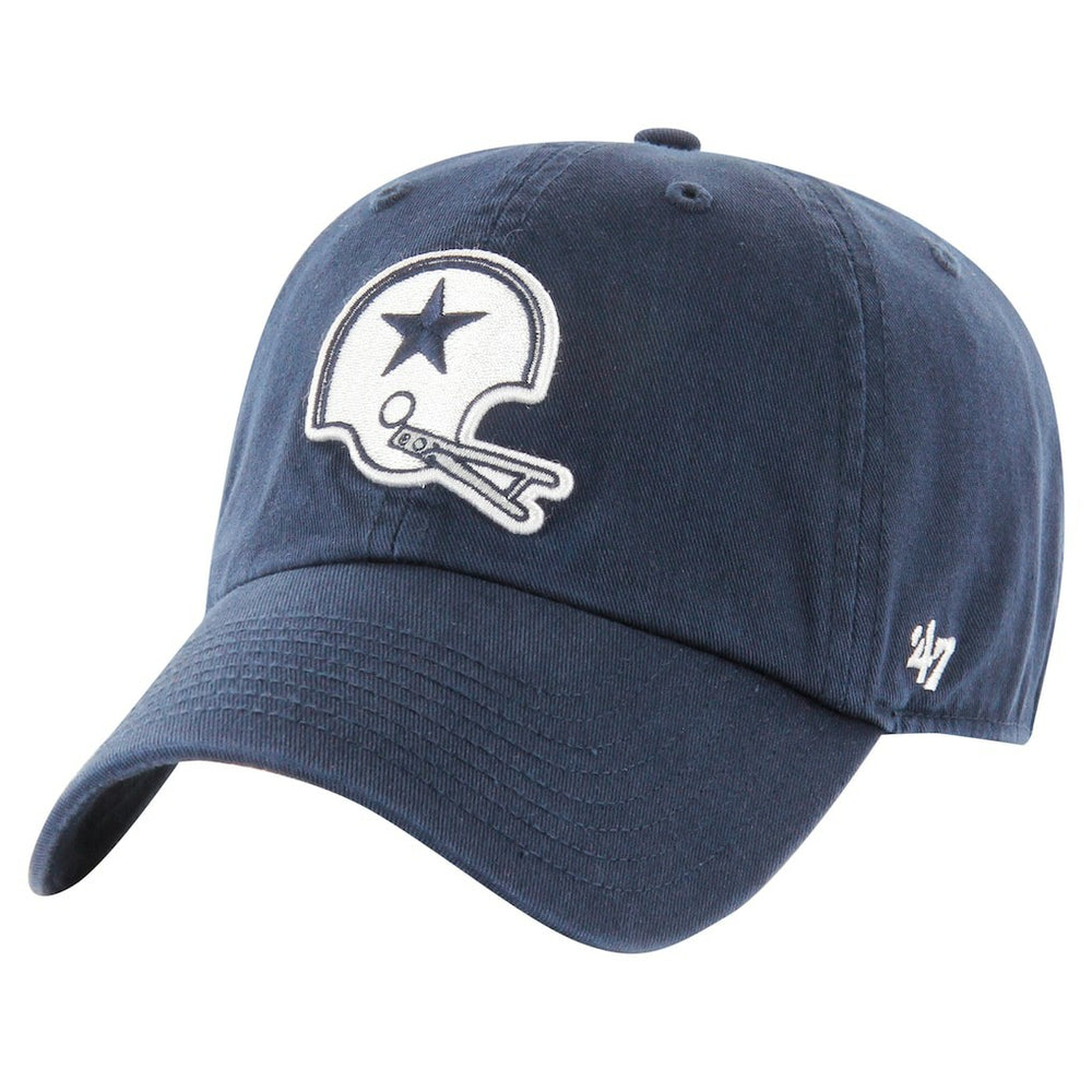 Dallas Cowboys '47 Helmet Clean Up Adjustable Hat - Navy - 47 brand