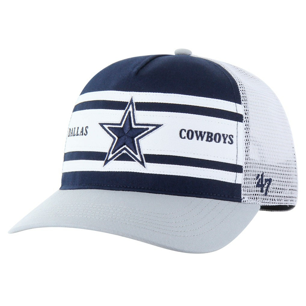 Dallas Cowboys '47 Super Stripe Hitch Adjustable Hat - Navy/Gray - 47 brand