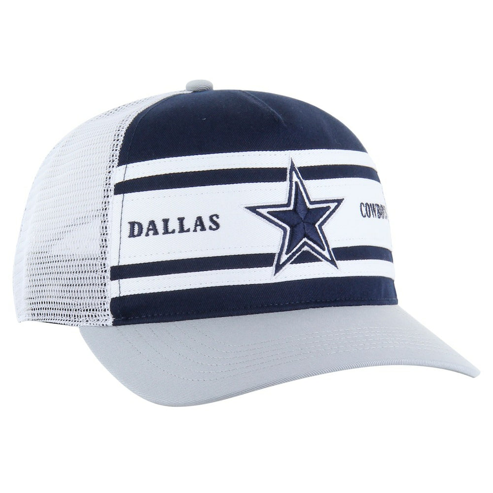 Dallas Cowboys '47 Super Stripe Hitch Adjustable Hat - Navy/Gray - 47 brand