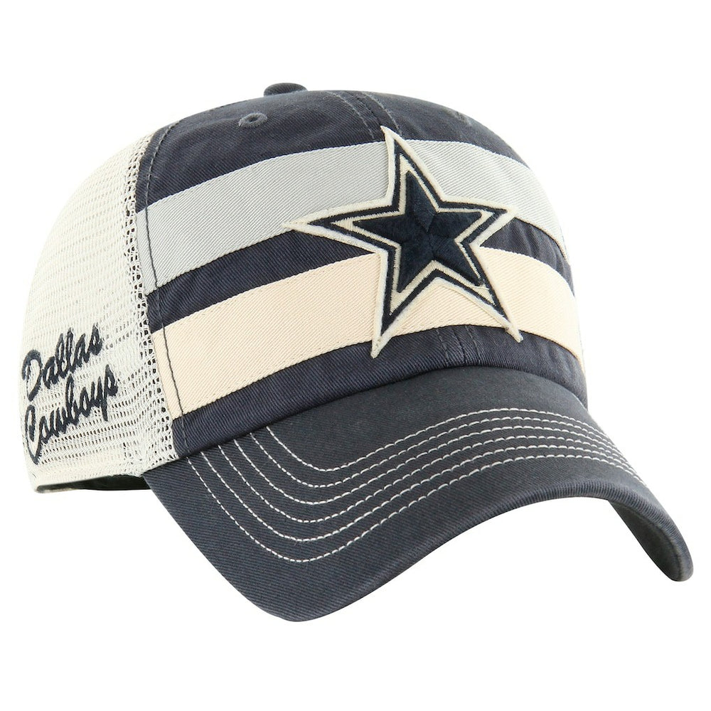 Dallas Cowboys '47 Clubhouse Boon Trucker Clean Up Adjustable Hat - Navy/Natural - 47 brand