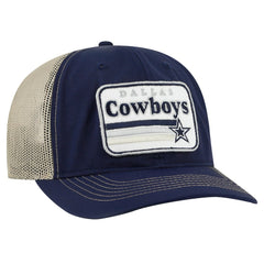 Dallas Cowboys '47 Campscape Trucker Adjustable Hat - Navy/Natural - 47 brand