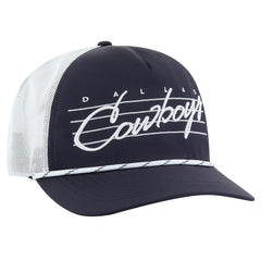 Dallas Cowboys '47 Downburst Relaxed Hitch Trucker Adjustable Hat - Navy/White - 47 brand