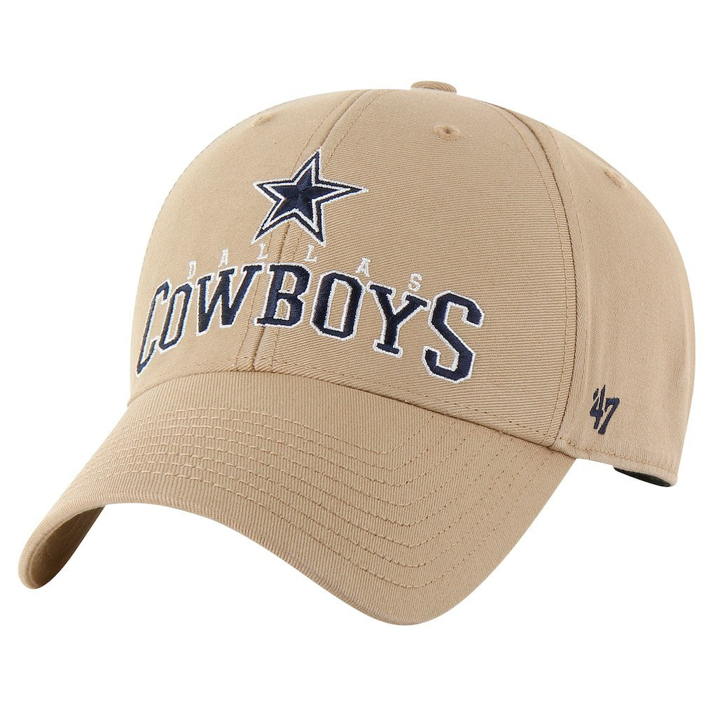 Dallas Cowboys '47 Powell MVP Adjustable Hat - Khaki - 47 brand