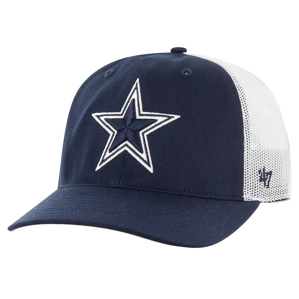 Dallas Cowboys '47 Trucker Adjustable Hat - Navy/White - 47 brand