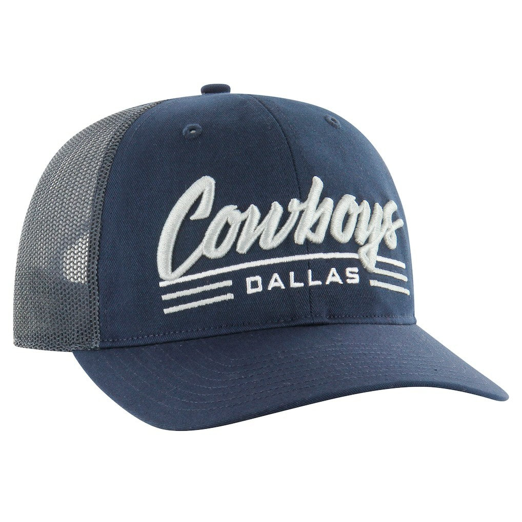 Dallas Cowboys '47 Garner Trucker Adjustable Hat - Navy - 47 brand