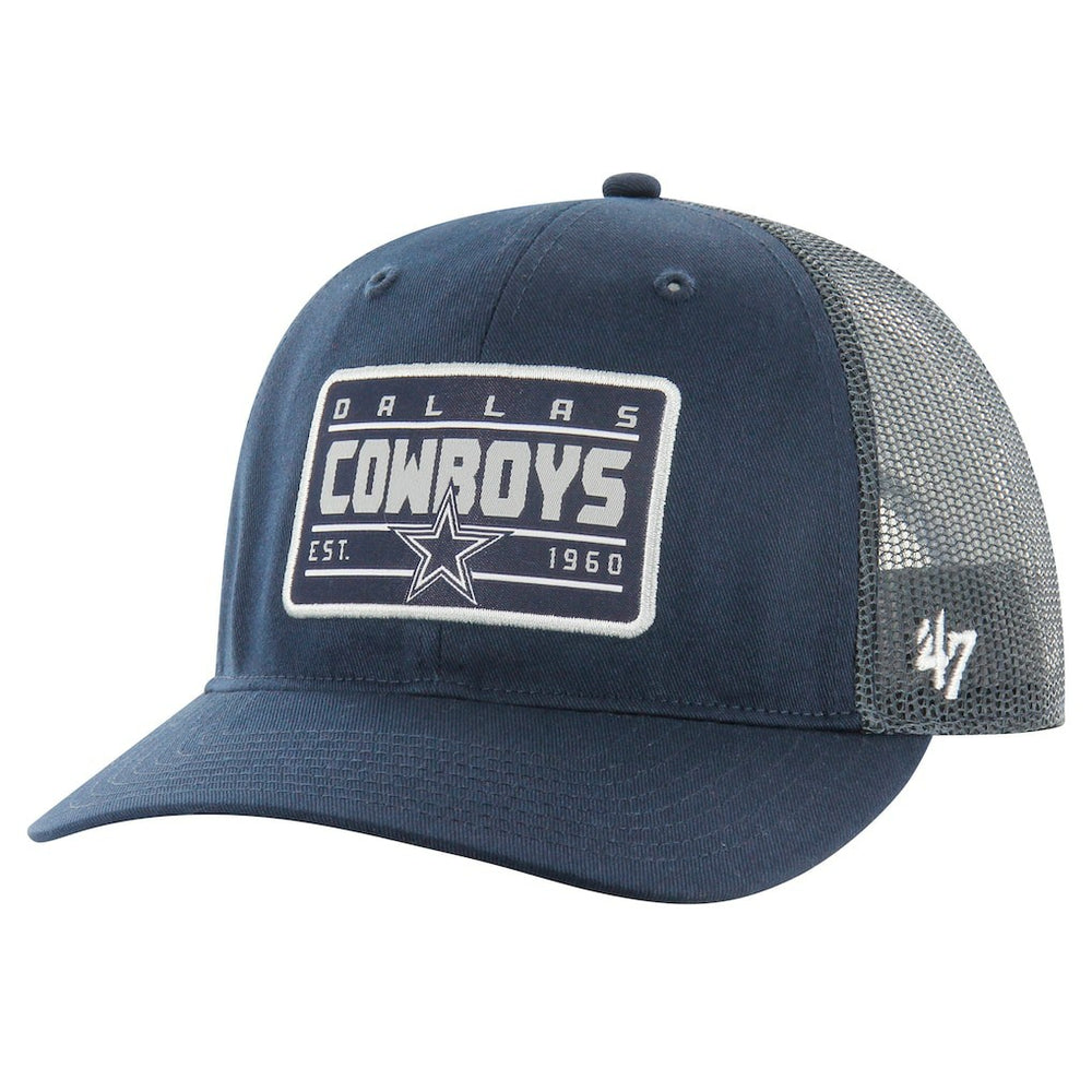 Dallas Cowboys '47 Hardline Trucker Adjustable Hat - Navy - 47 brand