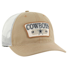 Dallas Cowboys '47 Ridgewood Trucker Adjustable Hat - Khaki - 47 brand
