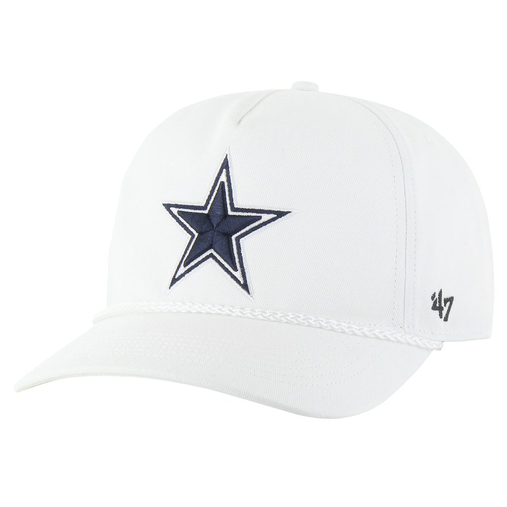Dallas Cowboys '47 Rope Hitch Adjustable Hat - White - 47 brand