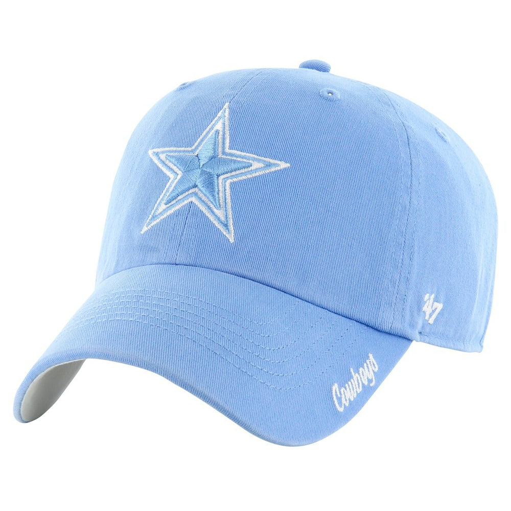 Dallas Cowboys '47 Women's Luminance Cheer Clean Up Adjustable Hat - Blue - 47 brand