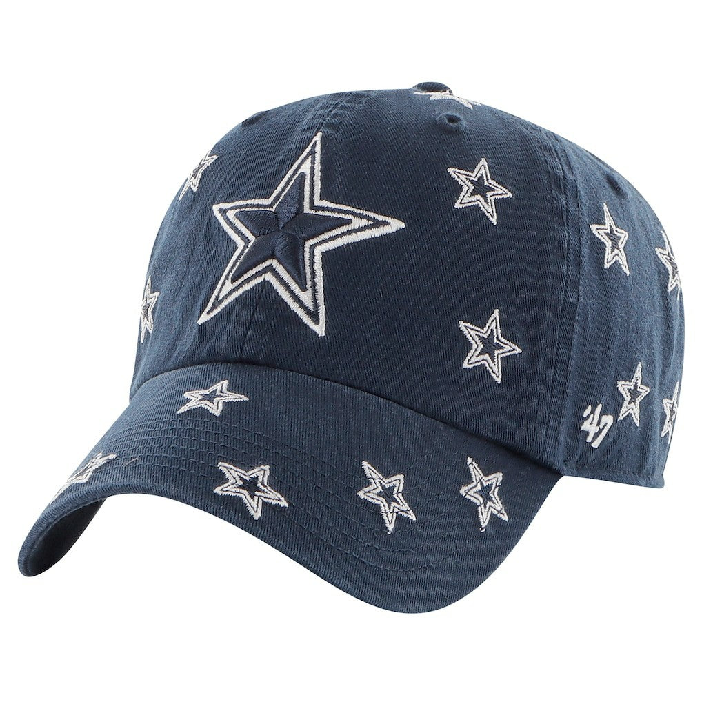 Dallas Cowboys '47 Women's Confetti Clean Up Adjustable Hat - Navy - 47 brand