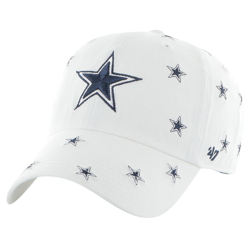 Dallas Cowboys '47 Women's Confetti Clean Up Adjustable Hat - White - 47 brand