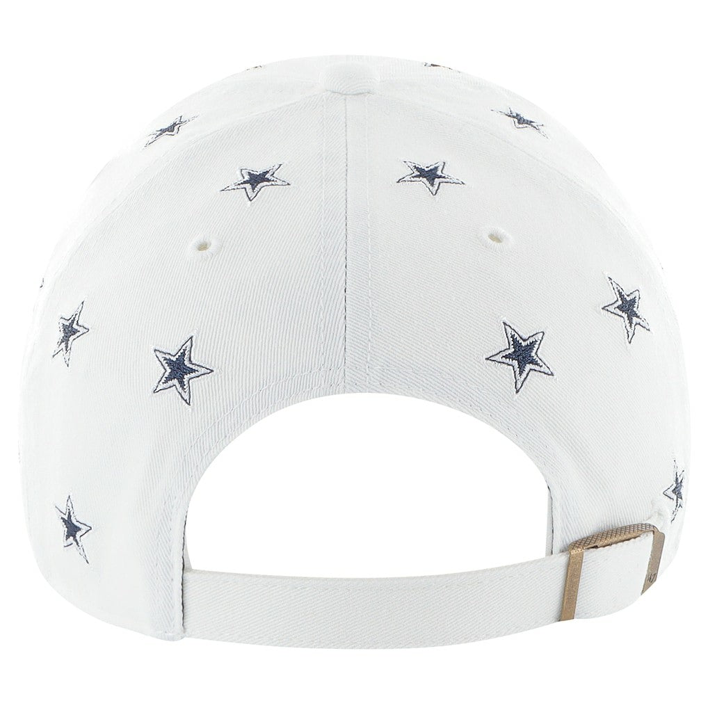 Dallas Cowboys '47 Women's Confetti Clean Up Adjustable Hat - White - 47 brand