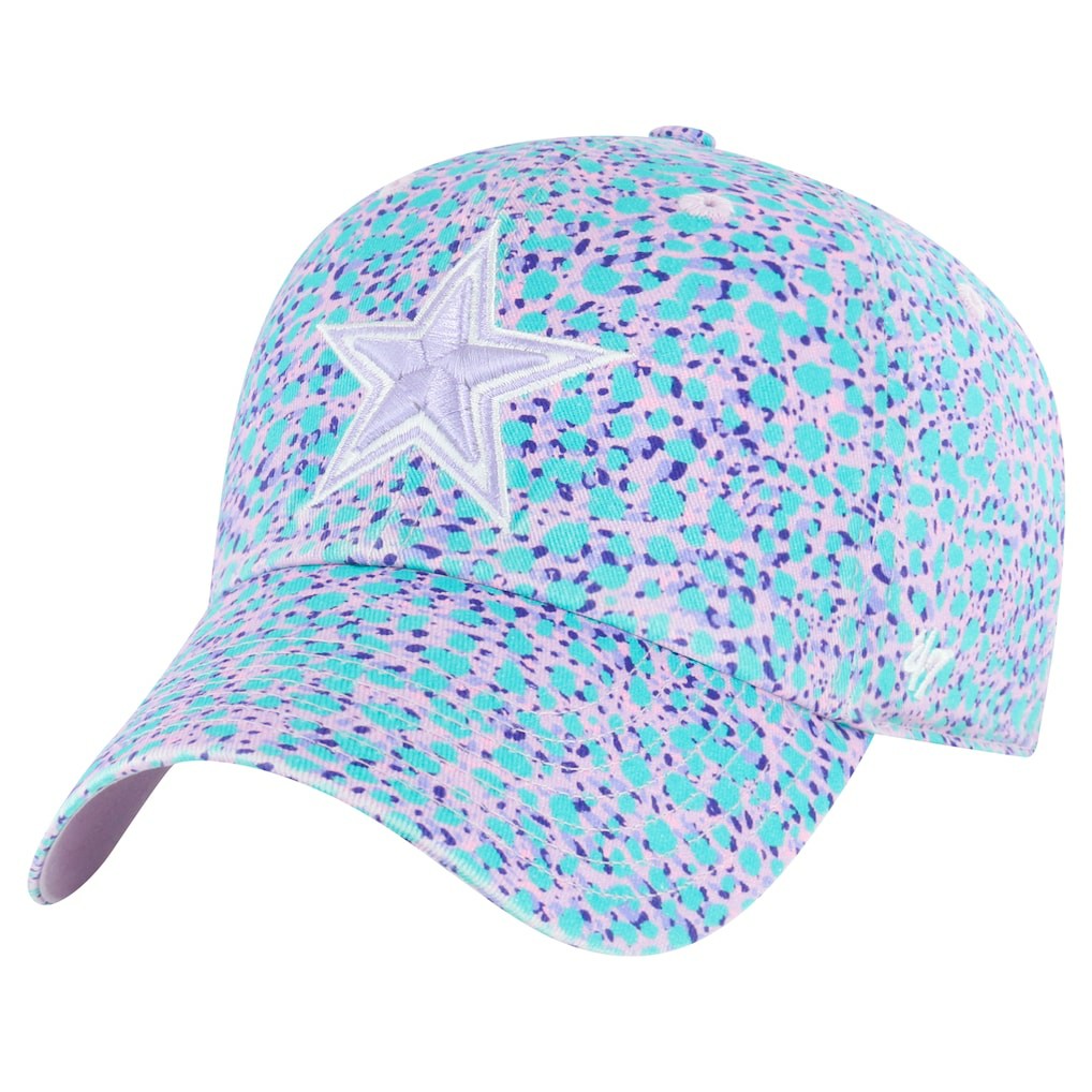 Dallas Cowboys '47 Girls Youth Cosmic Burst Clean Up Adjustable Hat - Blue - 47 brand