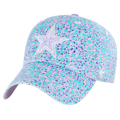 Dallas Cowboys '47 Girls Youth Cosmic Burst Clean Up Adjustable Hat - Blue - 47 brand
