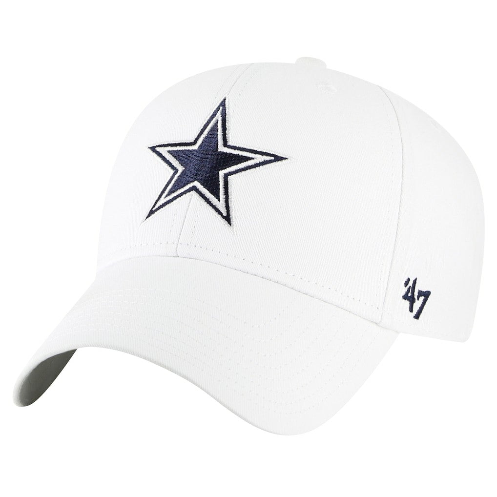 Dallas Cowboys '47 Youth MVP Adjustable Hat - White - 47 brand