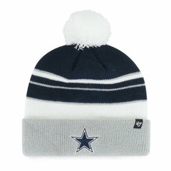Dallas Cowboys '47 Youth Peewee Cuffed Knit Hat with Pom - Navy - 47 brand