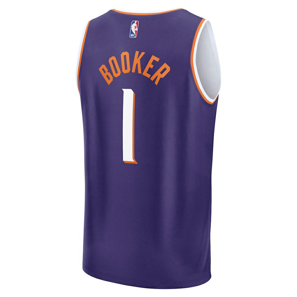 Fanatics Devin Booker Phoenix Suns Youth Fast Break Player Jersey Icon Editi- Purple