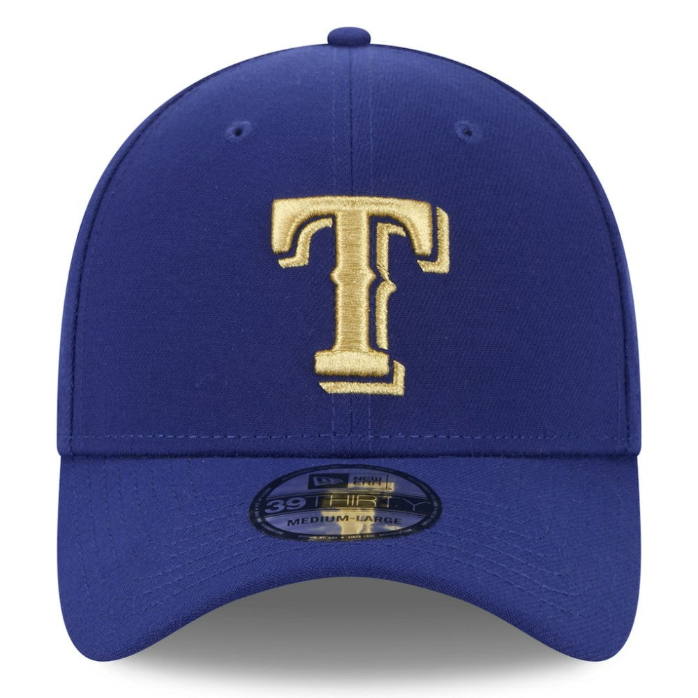 Texas Rangers New Era 2024 Gold Collection 39THIRTY Flex Hat Near Me