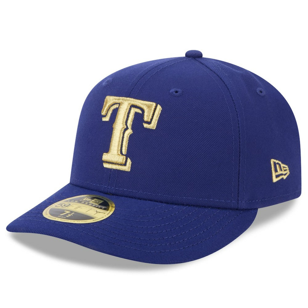 Texas Rangers New Era 2024 Gold Collection Low Profile 59FIFTY Fitted Hat Outlet