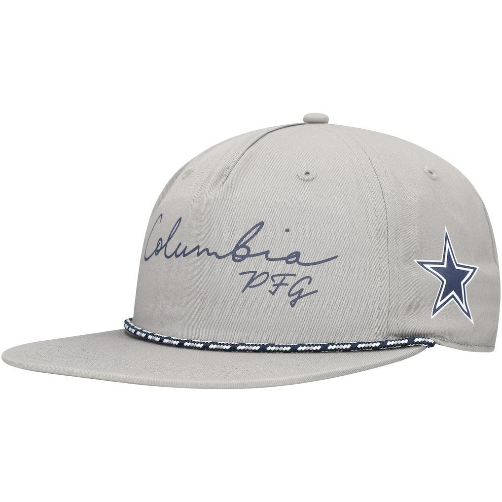 Dallas Cowboys PHG Back Tack Adjustable Hat - Gray - Columbia