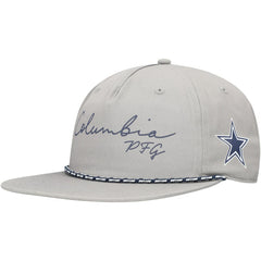 Dallas Cowboys PHG Back Tack Adjustable Hat - Gray - Columbia