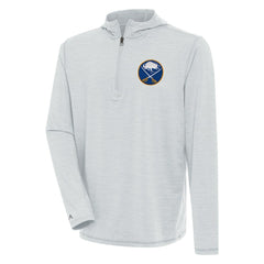 Buffalo Sabres Antigua Tidy Quarter-Zip Pullover Hoodie - Heather Gray | NHL online